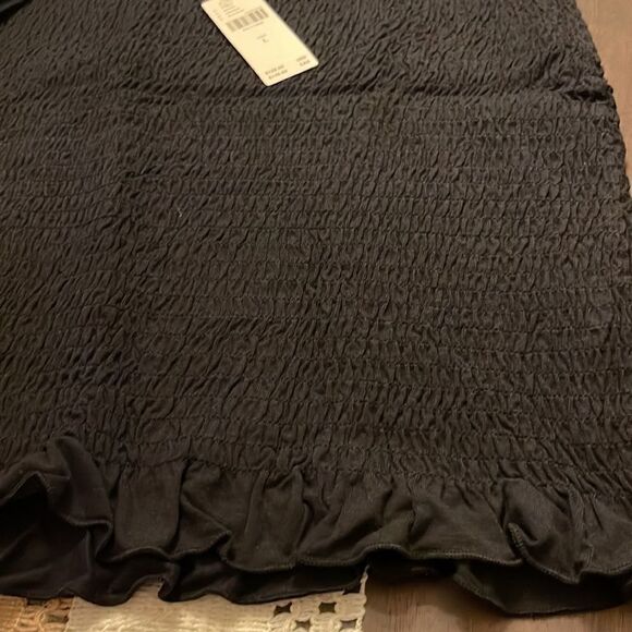 Anthropologie Ruched Two Piece Set Large Black - Picture 9 of 9